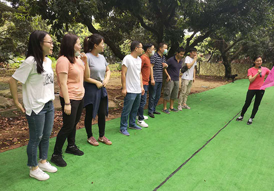 “挑战自我，凝聚力量，熔炼一流团队” 广东优科检测户外拓展活动