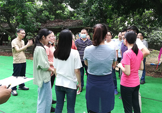“挑战自我，凝聚力量，熔炼一流团队” 广东优科检测户外拓展活动