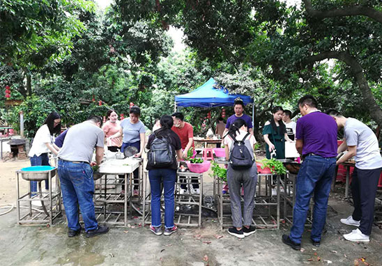 “挑战自我，凝聚力量，熔炼一流团队” 广东优科检测户外拓展活动