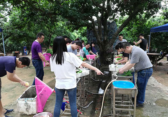 “挑战自我，凝聚力量，熔炼一流团队” 广东优科检测户外拓展活动